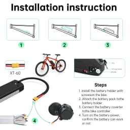 Electric Bike Hailong Li Lithium Battery Pack 18650 21700 Cells 36V 15Ah 48V 18Ah 25Ah Bicycle Motor Battery for 250-1500W Kit