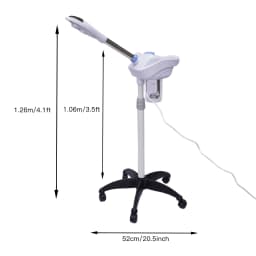 Facial Steamer on Wheels for Professional Skin Rejuvenation for Home, Spa, Clinic Ozone Face Humidifier Pore Opener