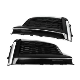 8W6807681F 8W6807682F Front Bumper Fog Light Lamp Grille Grill Cover for Audi Audi A5 S5 2018 2019 Lower Bumper Grill Magickit