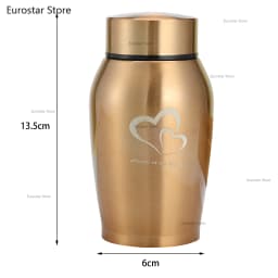 2 PCS Memorials Pet Urn Storage Container Portable Keeping Precious Memories Memorial Ash Holder for Rabbit Dog Kitty Cat Kitten