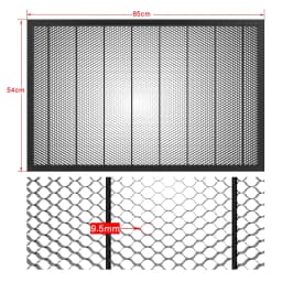 JUICEASE 540x850MM Honeycomb Panel for Laser Engraving Machine CNC Logo Marking Tool Aluminum Panel Clean Cutting Tablefor NEJE