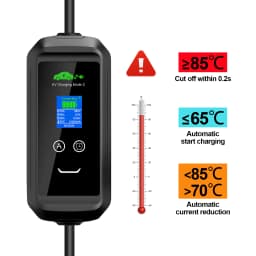 Kolanky Type2 Portable EV Charger 11KW 16A 3P Tuya App Car Charger Cable EVSE Charging Box For Electric Vehicle Car CEE Plug 10M