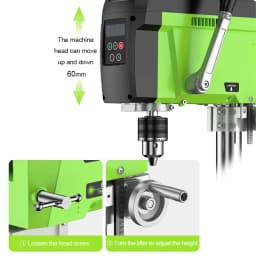 ALLSOME 400W Brushless Benchtop Drill Press Drilling Machine 1.5-13mm BG-516809