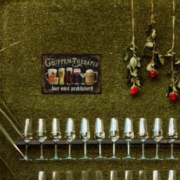 Putuo Decor 1pc Beer Metal Tin Sign, Gruppen-Therapie, Vintage Wall Art Decor for Home Bars Pubs Club Garage Man Cave