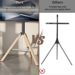 Height Adjustable Swivel Corner Floor TV Stand Universal for 40-75 Inches Max Load 40kg