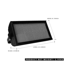SHEHDS 2/4pcs 960 RGB SMD LED Strobe 200W RGB Wash Light Blinder Effects Concert Audience Night Club DJ Disco