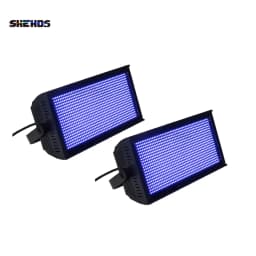 SHEHDS 2/4pcs 960 RGB SMD LED Strobe 200W RGB Wash Light Blinder Effects Concert Audience Night Club DJ Disco