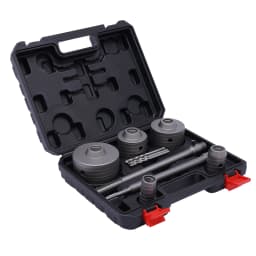 9Pcs Hole Bit + SDS Plus/Max Shank for Concrete Cement Stone Wall ø30-100mm 370mm Wall Hole Drill Bit Set Steel