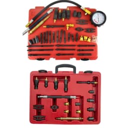 Gasoline Diesel Engine Cylinder Compression Tester Kit With Case Pressure Detector Automotive Tool Gauge Test 0-600PSI