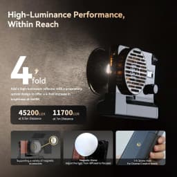 COLBOR W100R Kit 100W 2700-6500K RGBWW Led Video Light with Battery Built-in NFC for Camera Studio Photography Fill Lamp