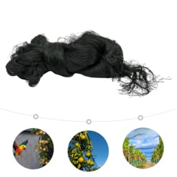 Anti Bird Netting Nylon Game Pens Net Bird Netting For Bird Poultry Aviary Agricultural Plantina Black