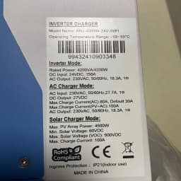 6.2KW 4.2KW Hybrid Solar Inverter 24V 48V Pure Sine Wave 230V 120A 100A Solar Charger MPPT Inverter Off Grid Tie On Grid PV 500V