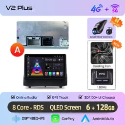 Junsun AI voice Wireless Carplay Android Auto radio For Ford Fiesta 2009 2010 2011 Car Intelligent Systems BT 2 din autoradio