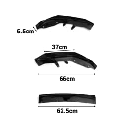 3Pcs Car Front Bumper Splitter Lip Spoiler Diffuser Guard Body Kit Cover For BMW 4 Series G22 G23 2 Door M440i M440d 2020-2023
