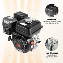 7.5HP 4 Strokes Gas Powered Portable Motor-5100W-Home Back Up Gas Engine Motor Gasoline Kart Engine Air Cooling