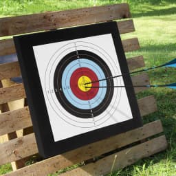 50cm EVA Archery Arrow Target for Practice Portable Hunting Target with 10* Target Papers & 4* Target Pins