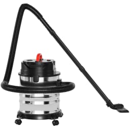 Wet Dry Vacuum Cleaner with 5 Gallon Steel Stainless Canister Tank, Construction Vacuum Cleaner 1800W for Carpet Curtains