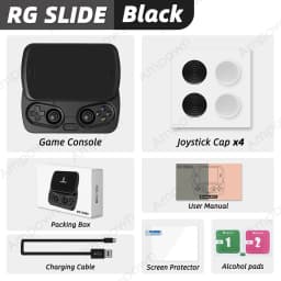 ANBERNIC RG Slide Video Game Consoles 4.7'' LTPS InCell 120Hz Touchscreen DP Output Unisoc Processor Android 13 AI-enabled Gifts