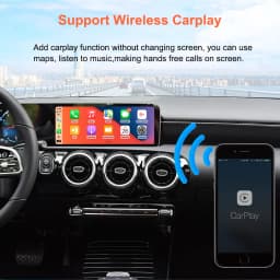 Bonroad Wireless Carplay Android Auto Fits For Mercedes A B C E Class CLS CLA GLA GLB Class NTG6.0 2018-2022 Module Box Airplay