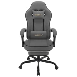 WOLTU Ergonomic Office Computer Chair Swivel Gamer Chair Gaming Chair with Lumbar Cushion Pillow Footrest