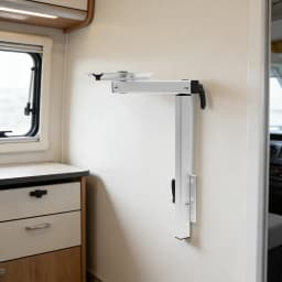 RV Table Leg, Removable Rectangular Marine/ RV Table, Load Capacity 50kg, 17 Cm Height Adjustable, for Motorhomes, Boats