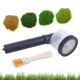 Mini Electrostatic Flocking Machine Handheld Static Grass Applicator for Model Scenery DIY Terrain Sand Table Craft Tool