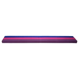 7FT Suede Folding Balance Beam Gymnastics Gym Training Equipment Hard Wearing DE Folding Training Balance Beam