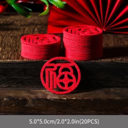 Mini Double Happiness Love Character Chinese Traditional Wedding Confetti Banquet Party Supplies Marriage Room Decoration