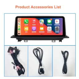 Thread free multimedia car radio Bonroad inch with Carplay and Android Auto, Linux system, for BMW X1 F48 2016-2017 NBT system, Mirror Link