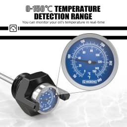 Oil Dipstick w/ Thermometer Gauge For Harley Street Glide FLHX 2017-2024 Road King FLHR Road Glide Limited FLTRK Electra Glide