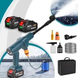 200Bar Brushless Electric High Pressure Washer Water Gun 6IN1 Cordless Car Washer Cleaning Garden For Makita 18V Battery