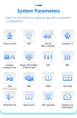 9.7inch 2DIN Android 13 Car Radio for Nissan Qashqai J11/X-Trail 3 T32 2013-2017 Multimedia Stereo Wireless Carplay 360Camera