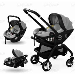 Portable 3-in-1 Baby Stroller Newborn Baby Sleeping Basket Multi-function Child Car Seat Luxury Baby Carriage Foldable