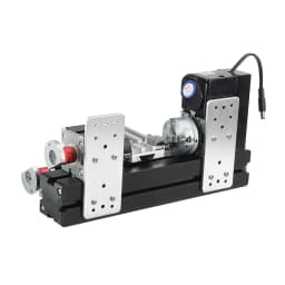 Z20002M Mini Wood Lathe 12V DC 2A 24W Multi-purpose 2000rpm Metal Rotating Lathe Machine EU Plug Woodworking Tool