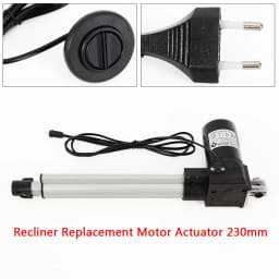 24V 600KG Recliner Actuator 230mm Stroke CE IP44 Home Office Furniture Durable Replacement Motor Easy Install