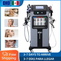 10 in 1 Hydro Dermabrasion Machine Deep Facial Cleaning Eye Lifting Water Oxygen Spray Skin Care Bubble SPA Beauty Device