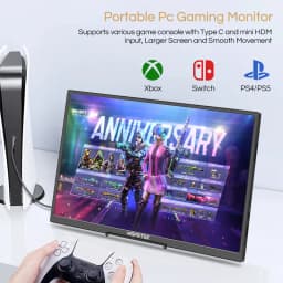 HGFRTEE 12.3inch Portable Monitor 3:2 400Cd/m² 100%sRGB second screen Gaming Extended Display for Mac Phone PS5 Xbox Switch