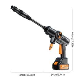 35Bar Electric Car Washer Gun 30000mAh Wireless High Pressure Water Gun Multi Function Rotating Nozzle Home Car Wipe Sprayer