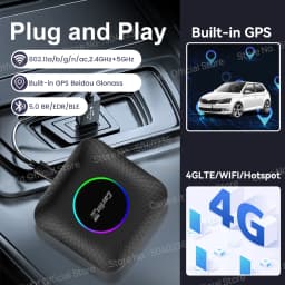 2026 CarlinKit 3 In 1 Android 13 Mini CarPlay Ai Box Android Auto Wireless CarPlay Box QCM6125 6225 8-Core For Wired AA CP Cars