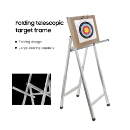 Folding Target Stand for Training Heavy Duty Targets Holder Practice Retractable Targets Holder