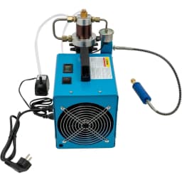 1800W PCP Air Compressor, 40Mpa compressor high pressure air pump 2800RPM, Two-Stage Compression, Anti-Rust Cylinder Head, Spa