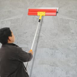 0.35mm Scraper Set 80-130cm Telescopic Pole Plastering Tool Kit 4 Sizes Blades Wall Scraping Equipment for Home Renovation