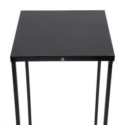 Black Set of 2 Metal Stand Plant Stand High Square Rack Flower Holder for Wedding Living Room Patio Garden