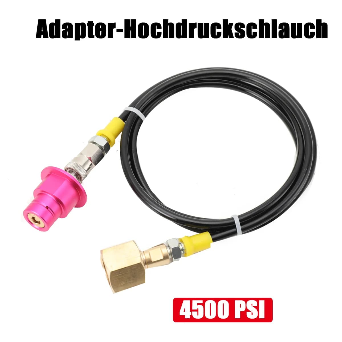 SODA Quick Connect Terra DUO Art To External Co2 Tank Adapter Hose Kit W21.8-14 With Quick Disconnect 1.5m Hoses 4500 PSI