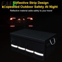 46L Big Capacity Car Storage Box Car Trunk Organizer Eco-Friendly Super Durable Collapsible Cargo Storage Auto Interior