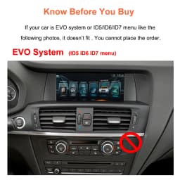Linux multimedia touch screen without thread CarPlay Bonroad 10,25 inches for BMW X3 F25 X4 F26 2011-2017 CIC NBT Android Auto Mirror Link