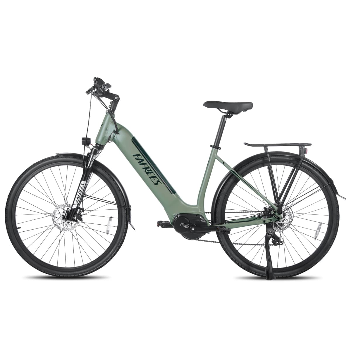 FAFREES FM9 Adults Electric Bicycle 36V 15Ah Battery Electric Bike 700*45C Tire 250W Bafang Mid-drive Motor E-Bike