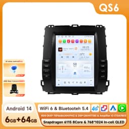 9.7'' Car Radio Multimedia Player for Toyota Land Cruiser Prado 120 Lexus GX470 2002-2009 Car GPS Wireless Carplay 6115 HeadUnit