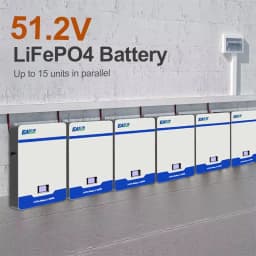 EASUN LiFePO4 48V 100AH Battery 6000+ Cycle Bluetooth 51.2V 5KW Lithium Battery Solar Energy Storage BMS For Inverter EU STOCK