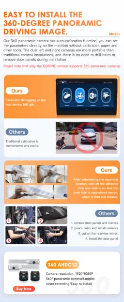 9.7 Car Radio Multimedia for Ford Mondeo MK4 Galaxy 2011-2013 Wireless Carplay Android Auto GPS 6115 Autoradio Car Stereo 360cam
